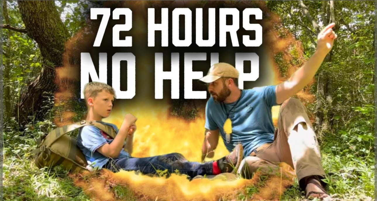 72 Hours No Help. Lightweight Kids Survival Pack